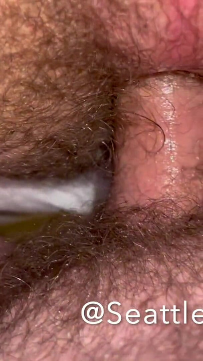 Spectacular moment from "Opening up a hairy otter for Bearded Daddy"