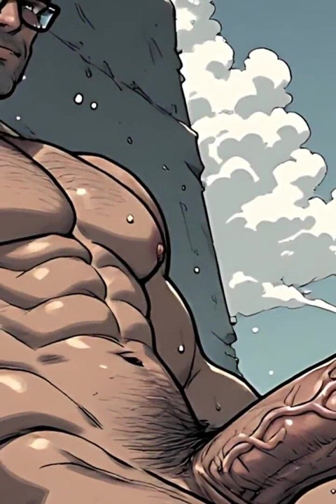 Arte cómic de hombres eróticos