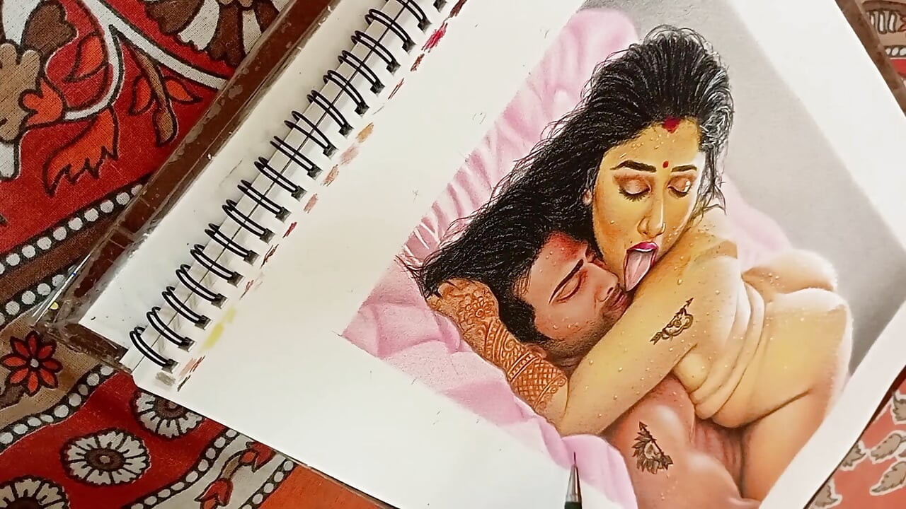 Stunningly beautiful desi indian woman fucking husband's friend when no one is at home