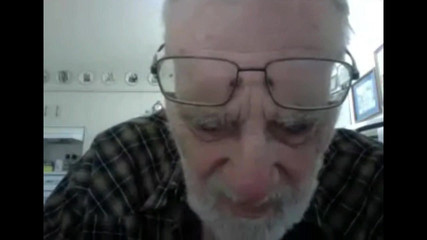 grandpa stroke on webcam