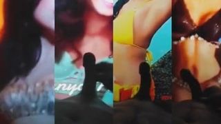 Хардкорный секс вчетвером в сексе вчетвером Jhanvi, Tara, Alia и Disha
