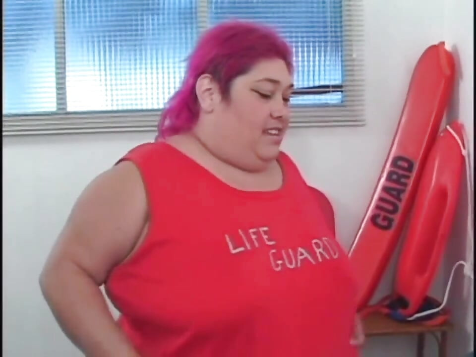 Pink hair fat milf fucking...cum in mouth