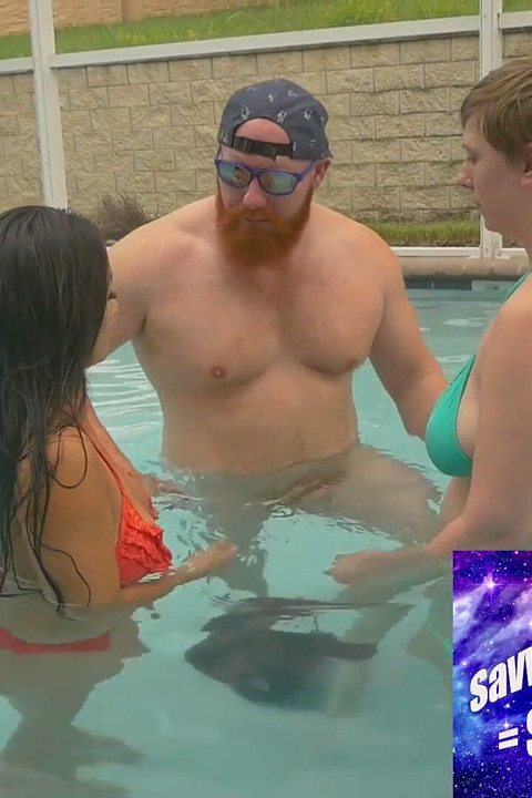 Thor Johnson and Song Lee’s Sizzling Pool Party Turns Into a Steamy Threesome with Cammie Cummz