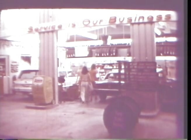 Vintage sex in the car