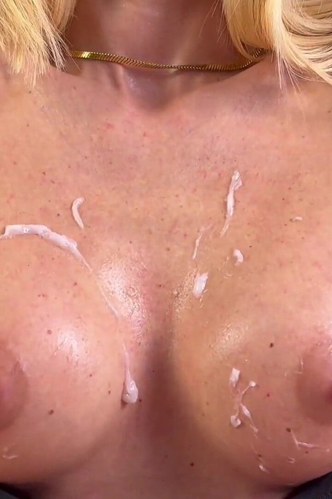 Adeline Murphy Sprays Cum on Her New Tits