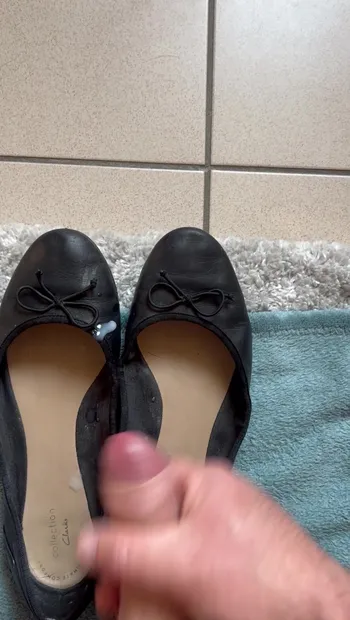 Cum in wife shoes