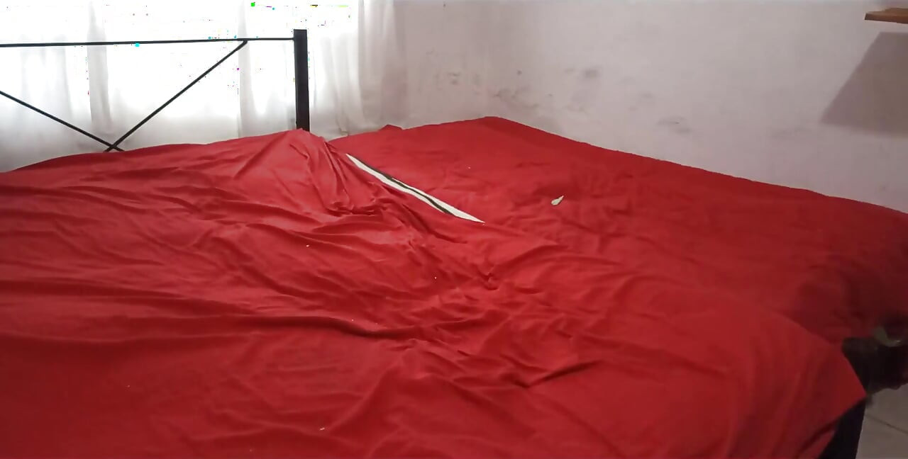 Sexy Stepmom Cleans the Bedroom in a Thong and Films Herself for Her Stepson