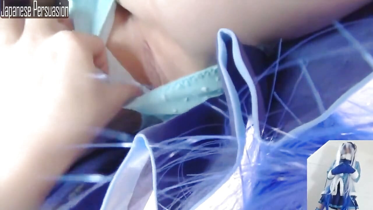Que Miku cosplayer regresa remasterizado - Snow Miku masturbación y sexo edición - cam work3