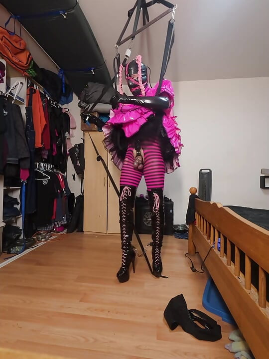 Sissy Maids Strap Self Bondage