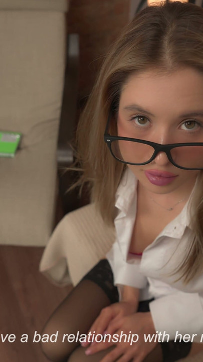 Problems Can Wait. Busty Psychologist Wanted My Big Cock. POV. Skye Young | Clip 1