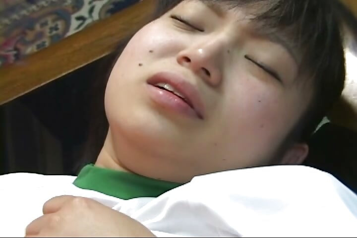 Japanese Teen Playing with Big Dildo