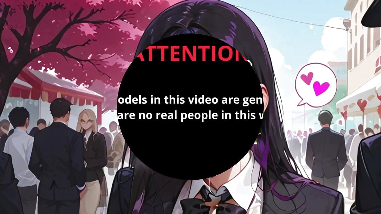 Goth Trans Femboy Couldn't Resist and Sat on Her Best Friend's Cock for the First Time. Hentai Yaoi Animation.