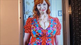 Christina Hendricks Cum Tribute 9