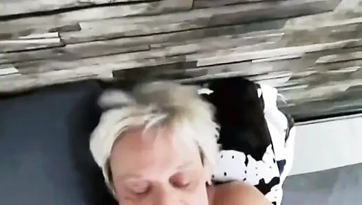 Compilation of a MILF Who Loves to Receive Cum Everywhere