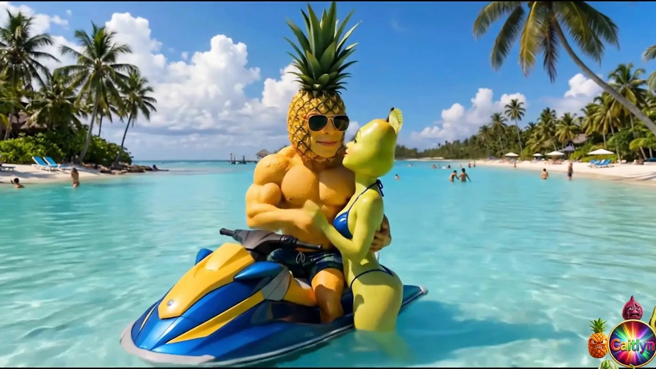 Episode 4 - Cute Pineapple Girl and Sweet Avocado Man Sharing Gentle Tropical Moments AI Hentai