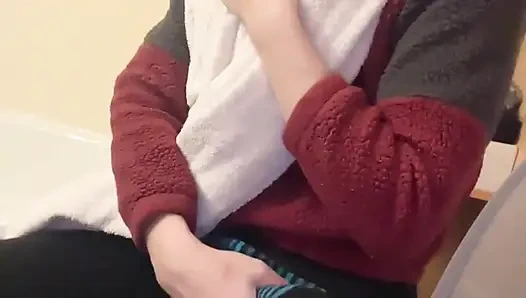 Kleine Natur Titten Hana so Schön Sie Im Badezimmer, Finish-dusche