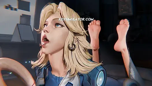 Cewek ini nyepong kontol pelan - pov dan erangan yang bikin kamu meleleh