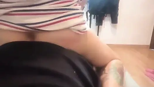 Beautiful Young Girl Comes to My House and Pays Me This Way, We Fuck All Night