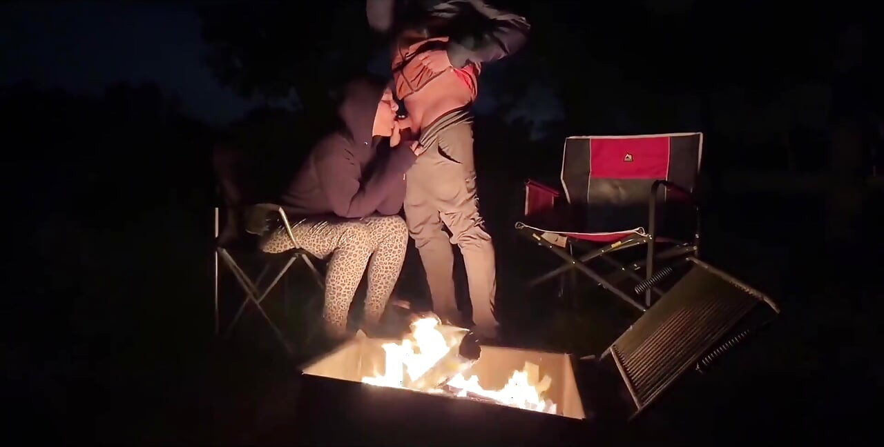 Using My Pussy at the Camp! Trying to Get Caught!