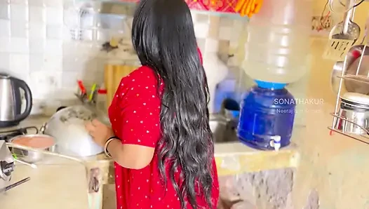 Beautiful Mami Seduced Me While Cooking in Kitchen - Hot Sex