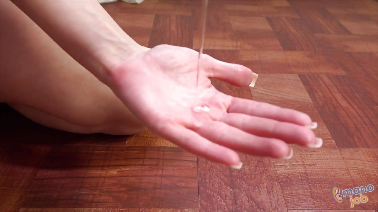 Wet and sticky hands!