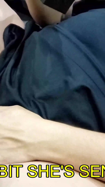 subtitles Sneaky New Year's Threesome: Hotwife Rides Young Stud Raw Tease & Massive External Cumshot