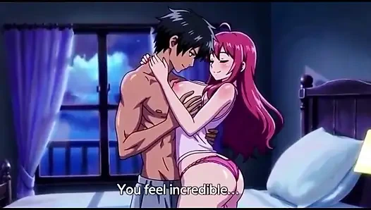 Stepsister come in stepbrother room at midnight 3D Anime