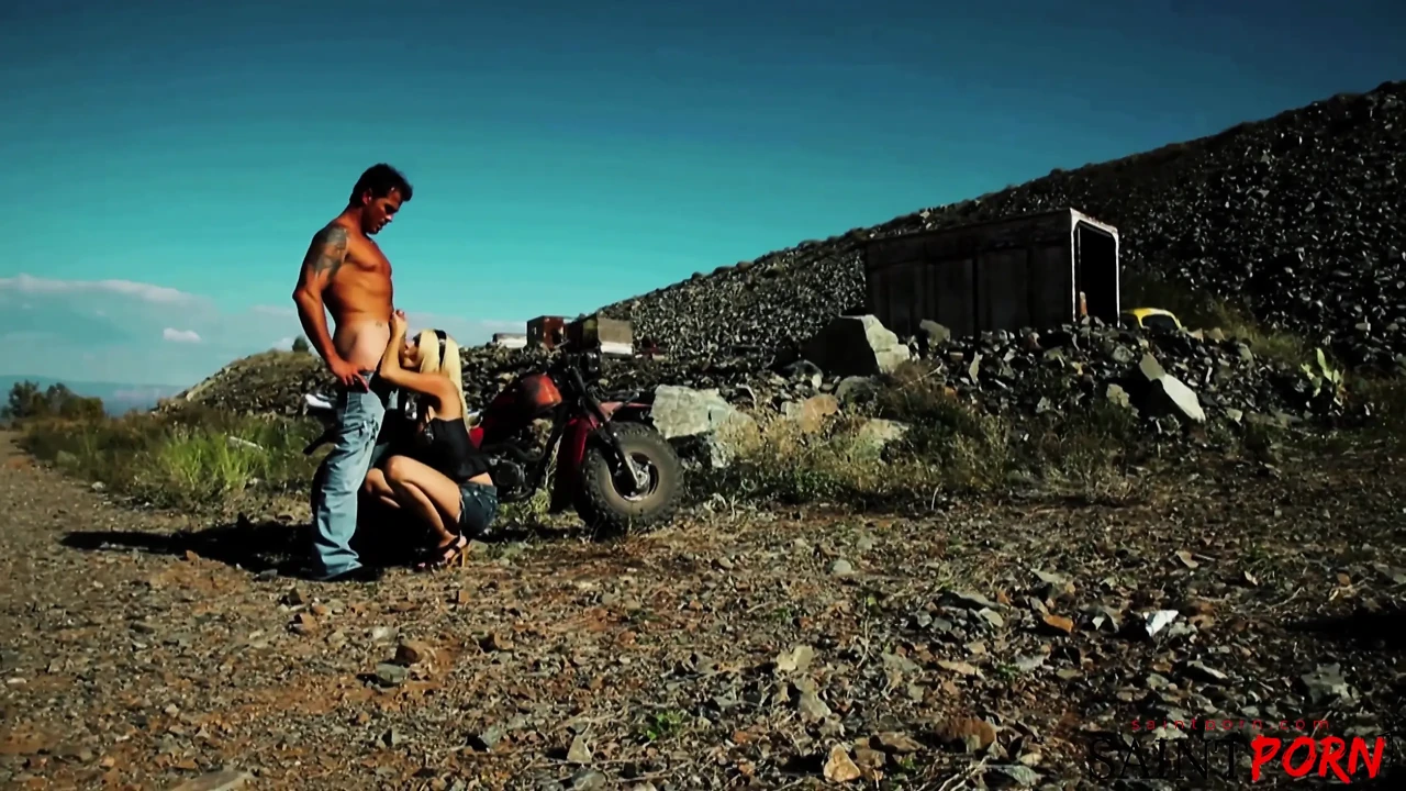 Jazy Berlin Sucks and Fucks a Biker to Make a Wing Man Out of Him