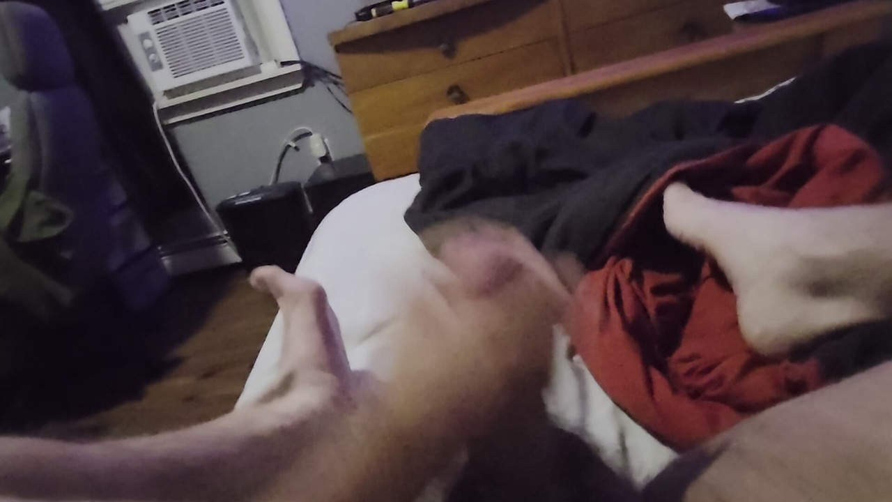 Solo playing with cum