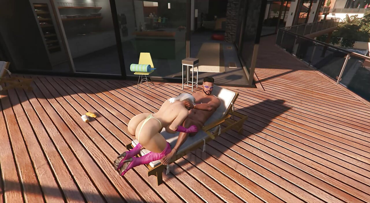 GTA V Franklin Clinton x Premium Pink Boots Lady (3D Animation) (FULL)