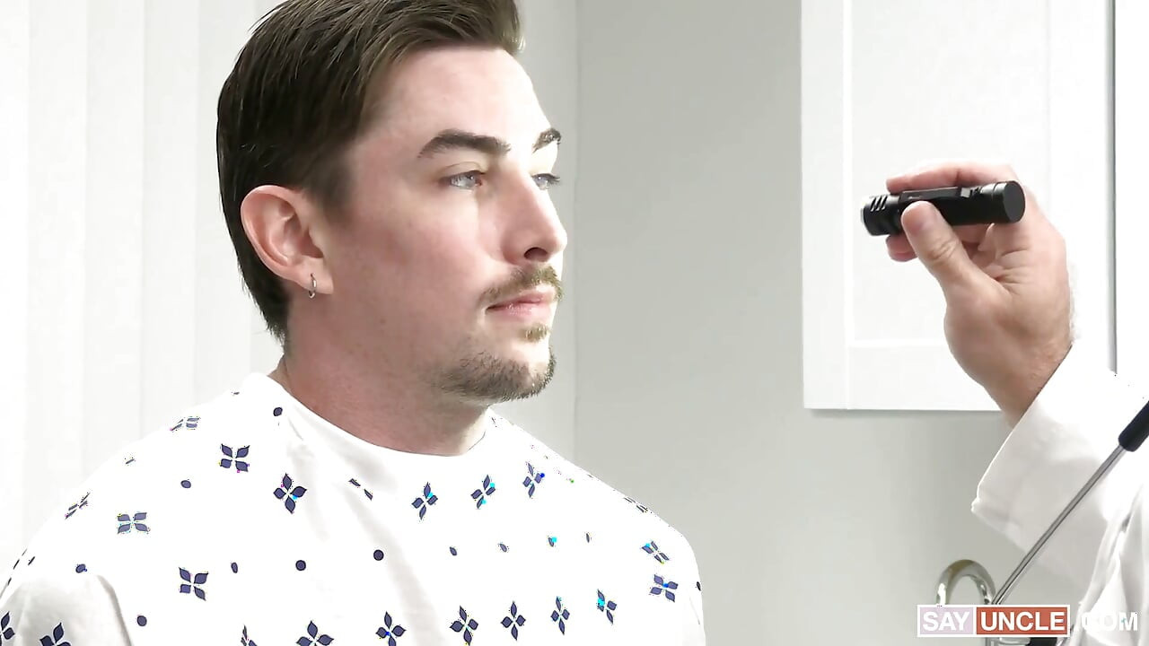 The Stimulating Procedure: Twink Jack Hunter & Lance Charger, as the Exam Turns Into a Bareback Rimming Session