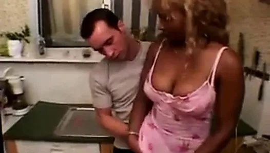 Black Mature Maid Fucks With Her Boss