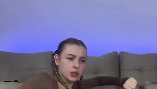 Анал с огромным большим черным дилдо