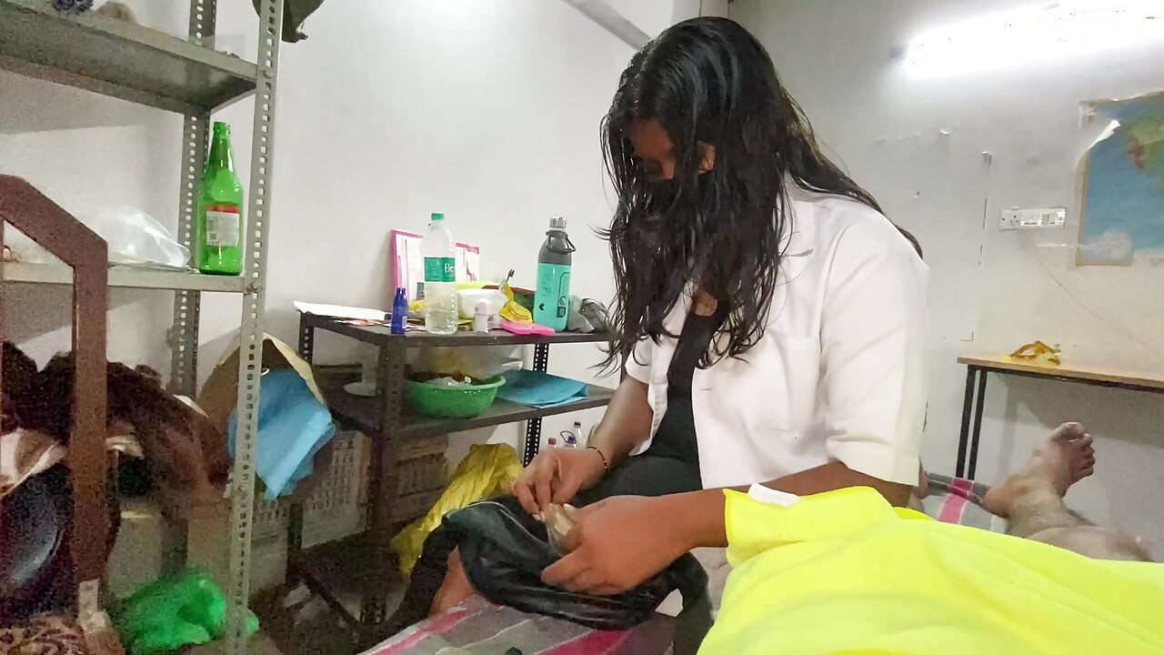 Big Ass Nurse Lets Her Patient Cum in Her Ass When the Doctor Leaves- Pinki Didi