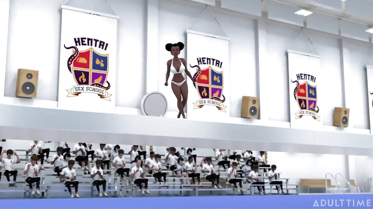 Hentai sex college 2º semestre parte 2 - peituda hentai babes tesoura depois de sua competição