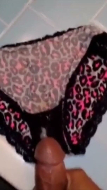 My strong pennis cumshots on my stepsister penties | Clip 1