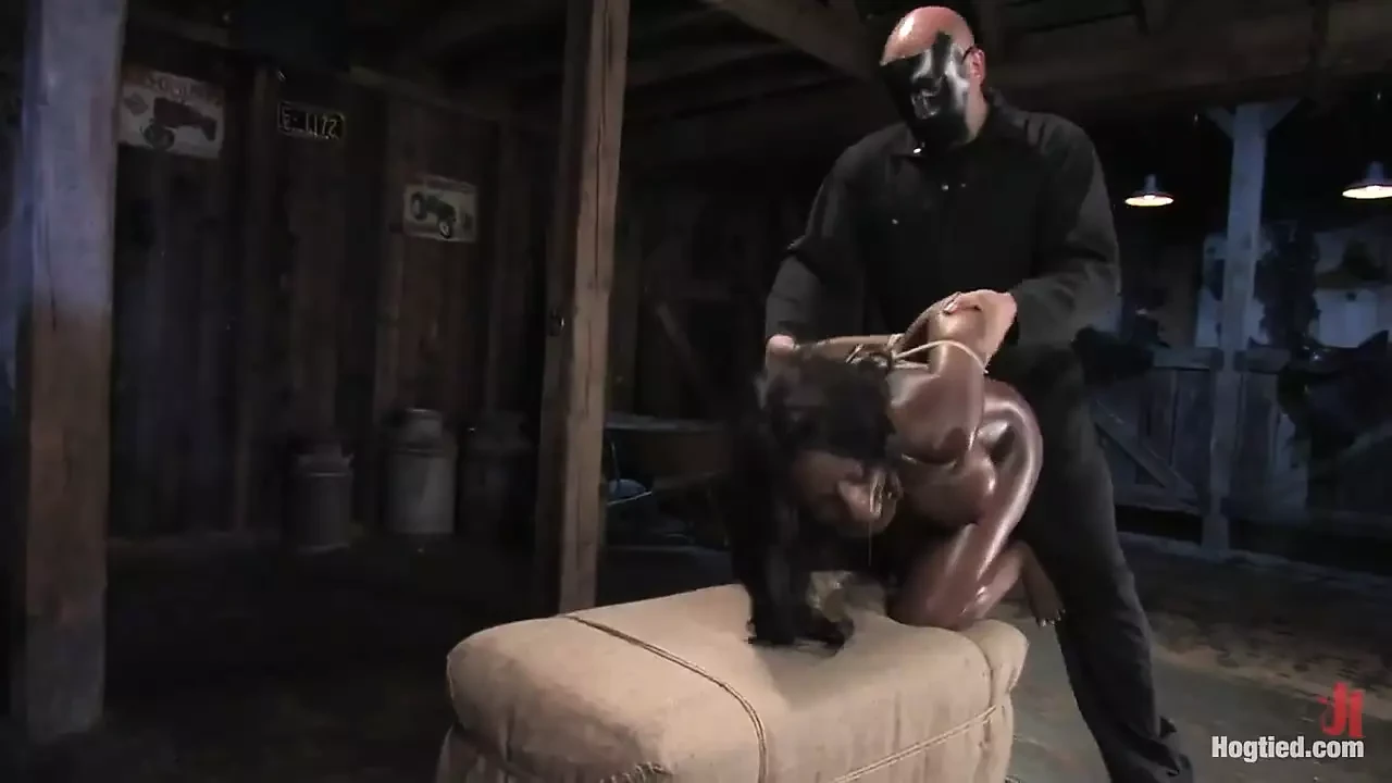 Jada Fire Is Back, Oiled up, Bound and Made to Squirt.