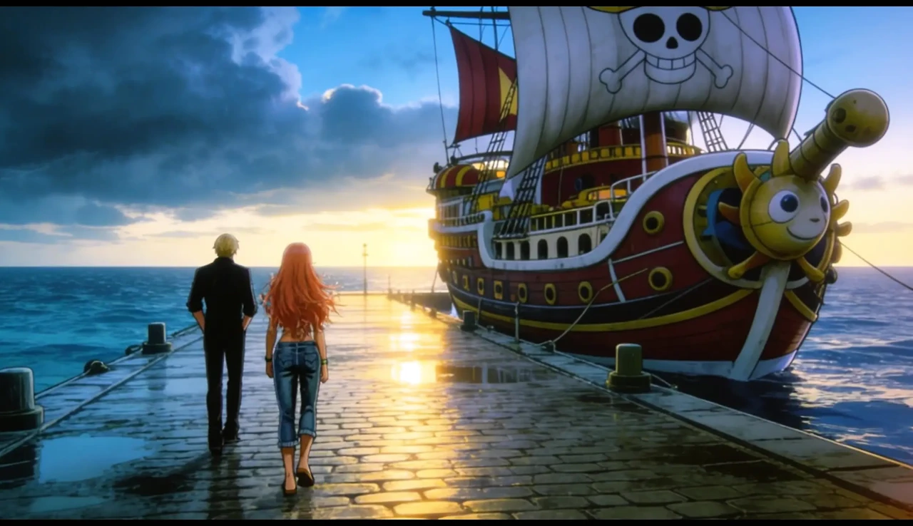 Nami Fucked Hard By Luffy And Zoro – Threesome On The Beach One Piece Uncensored Hentai