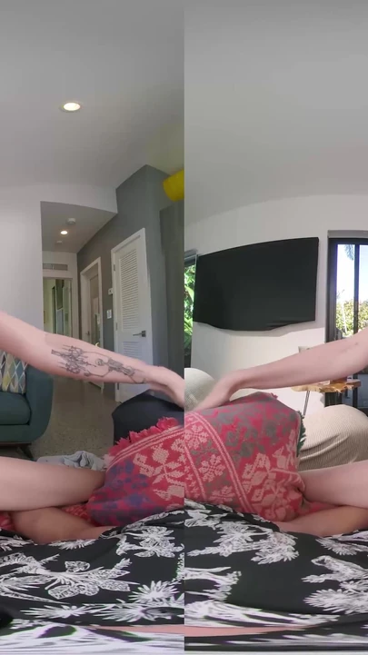 Emotional moment from "BaDoinkVR Miss Lucy Foxx Is So Kinky And Feisty That It Surprised You"