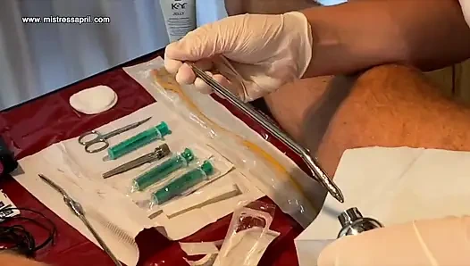 Домина госпожа April - блок уретры