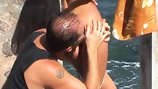 Arab French Slut Gets Anal Fucked and Cum on Her Feet