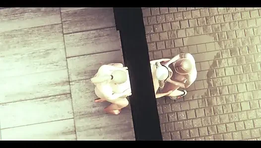 Genshin impact hentai - barbara 69 ve 2 futanaris ile üçlü seks - Japon Asyalı manga anime oyunu pornosu