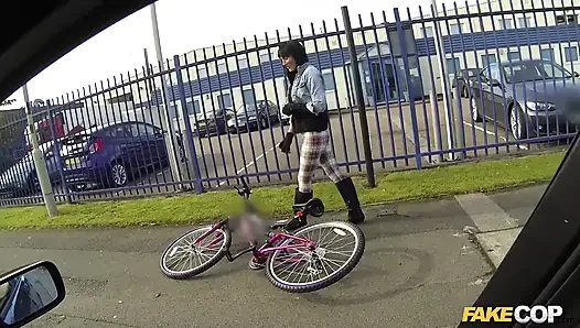 Fake Cop - Hot Cyclist with Big Tits and Sweet Ass Takes Big Load
