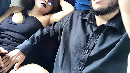 Commuter Desire: Mature Latina MILF Picks Up a Stranger on the Bus for an Unforgettable Encounter