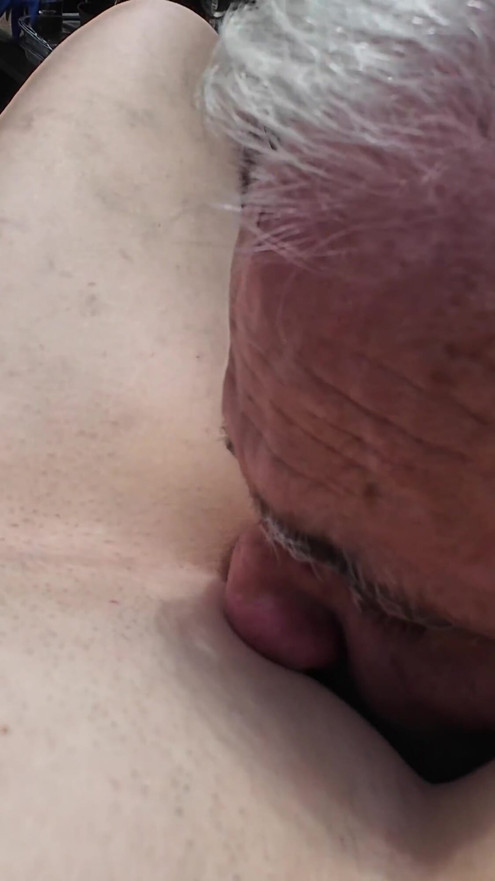 Old Grandpa Orders Pussy & Ass on Restaurant Menu Young submissive Waitress | Clip 2