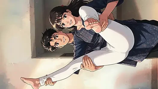 Busty Curvy Indian Beauty Gets Lifted & Carried by Eager Men on Crowded Bus - Cartoon ai video