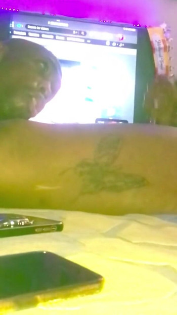 Epic moment from "Very hot BBC TS Tugs A Huge Load for her black thug."