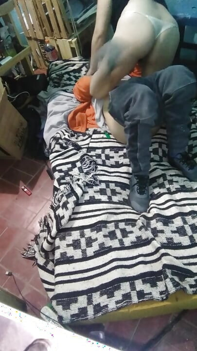 Girl with Montano Dress with the Mattress on the Floor