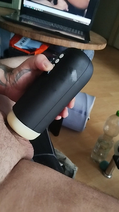 Playing with my cock a little bit