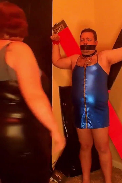 Mistress M and sissy slave 2